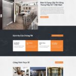 Theme wordpress giới thiệu công ty bán thang máy