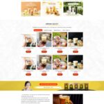 Theme WordPress bán trà sữa