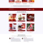 Theme wordpress shop bán Nhụy hoa nghệ tây