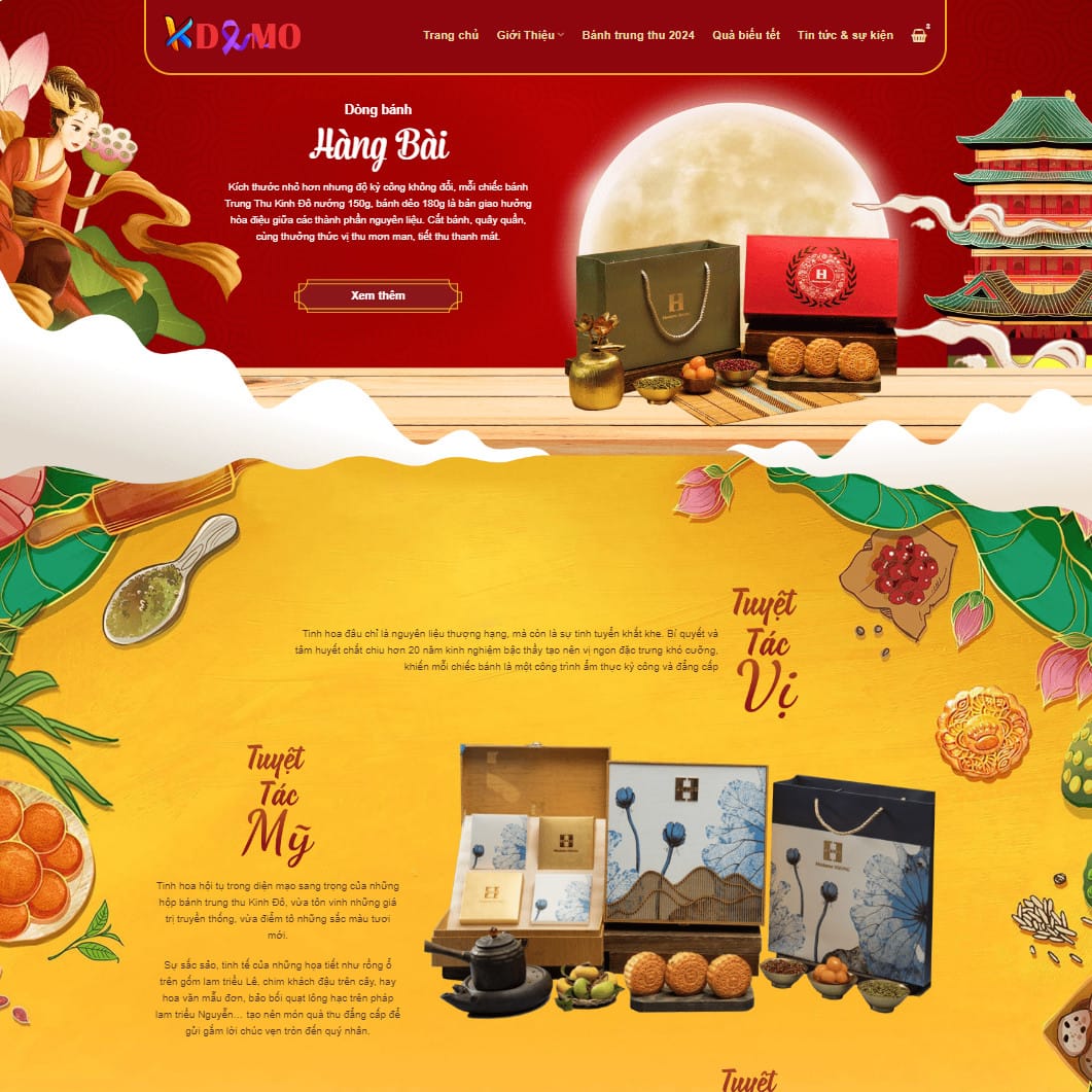 Theme wordpress bán bánh trung thu 01
