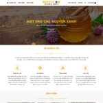 Theme wordpress bán mật ong 02