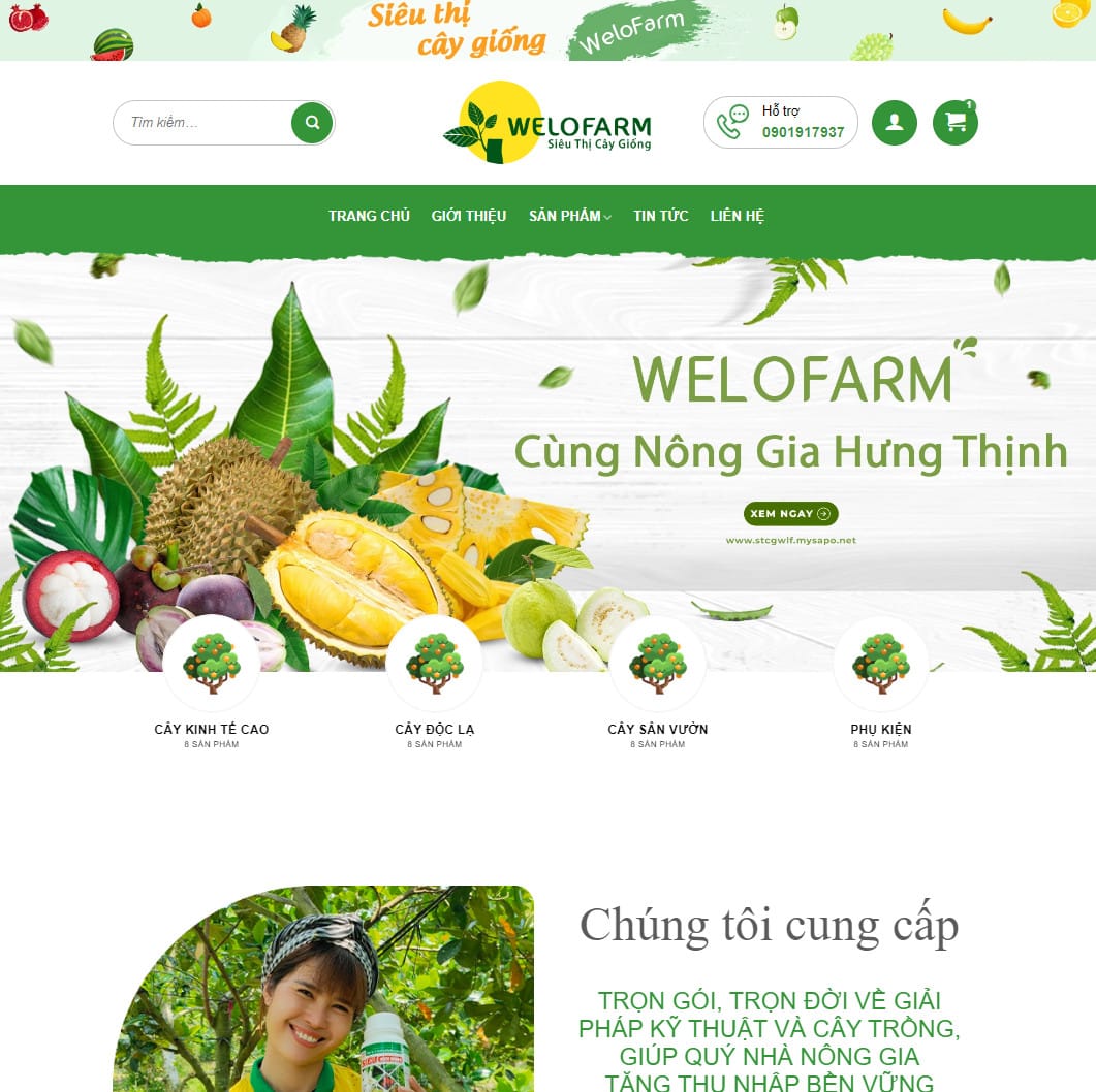 Theme wordpress bán nông sản 05