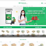 Theme wordpress bán thùng carton