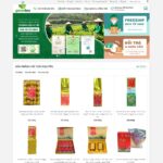 Theme wordpress bán trà xanh 03