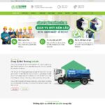 Theme wordpress dịch vụ vệ sinh, hút hầm , bể phốt