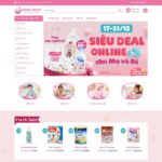 Theme wordpress mẹ và bé, baby 02