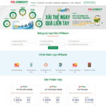 Theme wordpress tín dụng vpbank