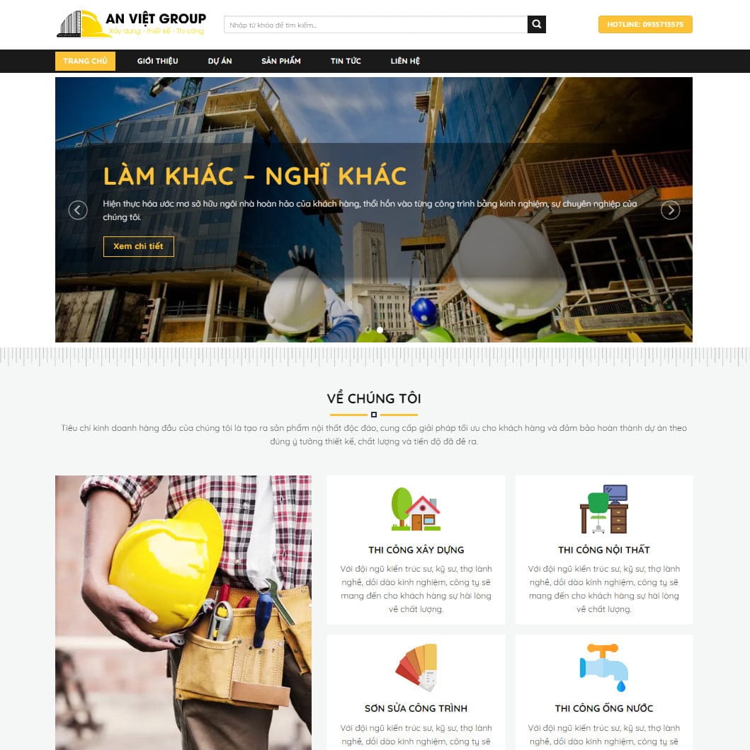 Theme wordpress xây dựng 05