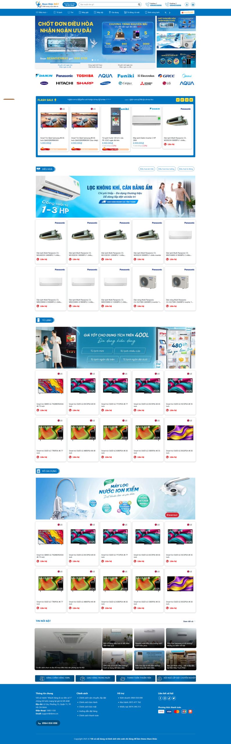 Theme wordpress bán điện máy 9