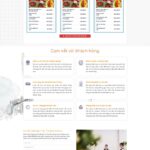 Theme wordpress dịch vụ nấu tiệc cưới tại nhà