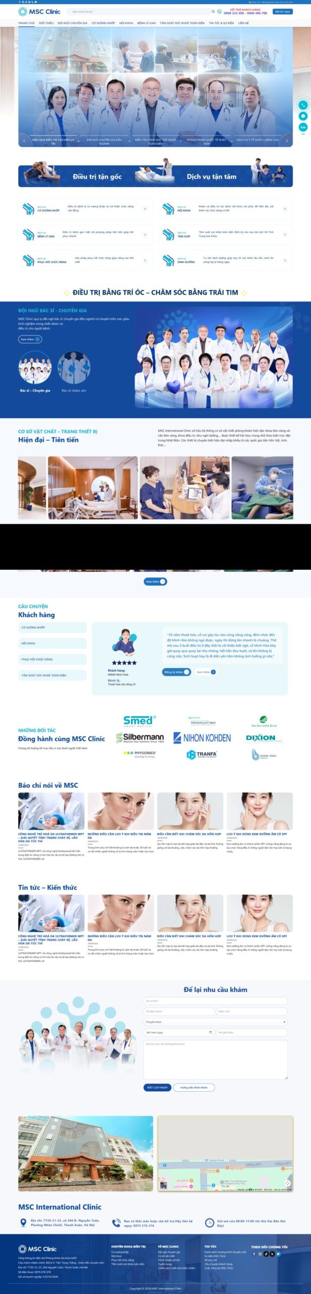 Theme WordPress Phòng Khám Đa Khoa 21